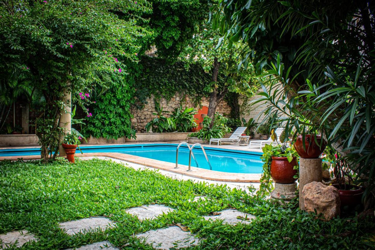 Casa Del Balam Мерида Экстерьер фото The swimming pool at the hotel